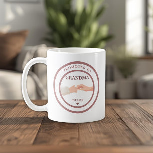 Promoted to Grandma Est. 20XX  Coffee Mug