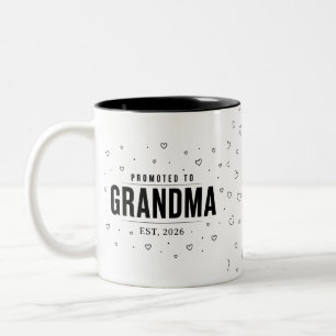 Promoted to Grandma Mug Grandma Gift