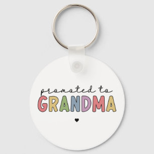 Promoted to Grandma New Grandma to be gifts Keychain