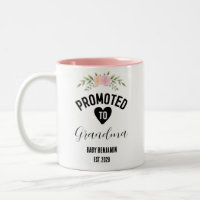 Promoted to Grandma Personalized Baby Name