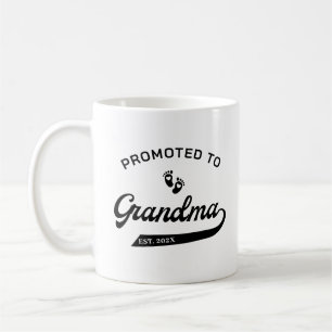 Promoted to Grandma Pregnancy Announcement Mug