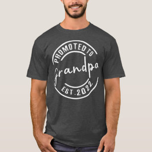 Promoted to Grandpa 2022 Pregnancy Announce T-Shirt