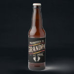 Promoted To Grandpa 2025 Grandpa est 2025  Beer Bottle Label<br><div class="desc">Promoted To Grandpa 2025 Grandpa est 2025 Soon To Be Grandpa</div>