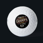 Promoted To Grandpa 2025 Grandpa est 2025  Golf Balls<br><div class="desc">Promoted To Grandpa 2025 Grandpa est 2025 Soon To Be Grandpa</div>