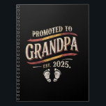 Promoted To Grandpa 2025 Grandpa est 2025  Notebook<br><div class="desc">Promoted To Grandpa 2025 Grandpa est 2025 Soon To Be Grandpa</div>