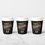 Promoted To Grandpa 2025 Grandpa est 2025  Paper Cups<br><div class="desc">Promoted To Grandpa 2025 Grandpa est 2025 Soon To Be Grandpa</div>
