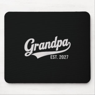 Promoted to Grandpa 2027 Grandpa Est 2027 Grandpa Mouse Pad