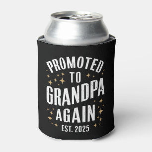 Promoted to Grandpa Again 2025 Soon Grandfather Can Cooler
