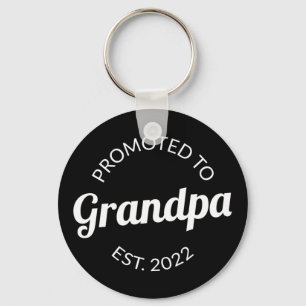 Promoted To Grandpa Est. 2022 I Keychain