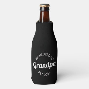 Promoted To Grandpa Est. 2024 I Bottle Cooler