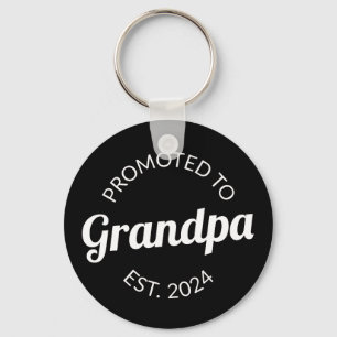 Promoted To Grandpa Est. 2024 I Keychain