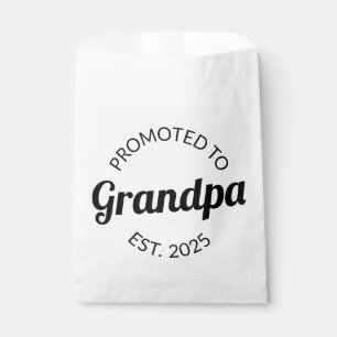 Promoted To Grandpa Est. 2025 I Favour Bag