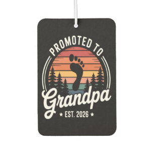 Promoted to Grandpa est. 2026 Air Freshener