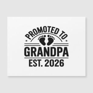 Promoted to Grandpa, Est. 2026, Funny New Grandpa