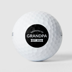 Promoted To Grandpa Est. 2026 II Golf Balls