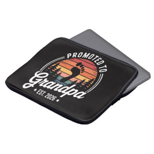 Promoted to Grandpa est. 2026 Laptop Sleeve
