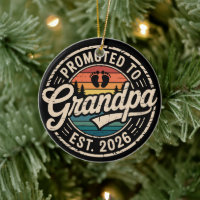 Promoted To Grandpa Est 2026 Pregnancy Retro