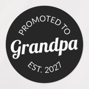 Promoted To Grandpa Est 2027 New Papa I