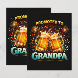 Promoted To Grandpa Future Announcement