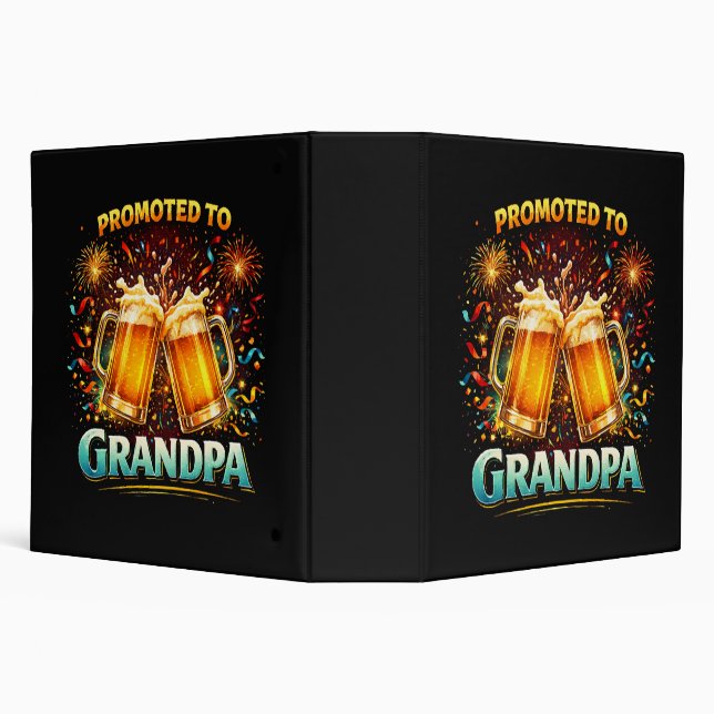 Promoted To Grandpa Future Binder (Background)