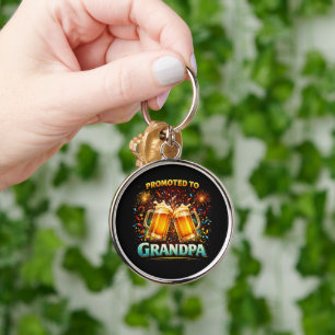 Promoted To Grandpa Future Keychain
