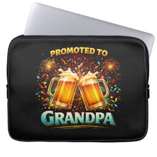 Promoted To Grandpa Future Laptop Sleeve