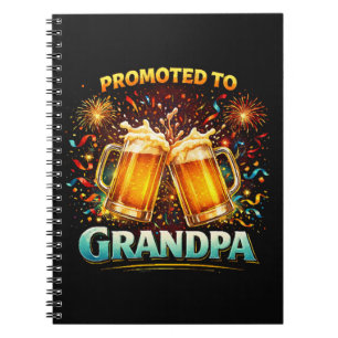 Promoted To Grandpa Future Notebook