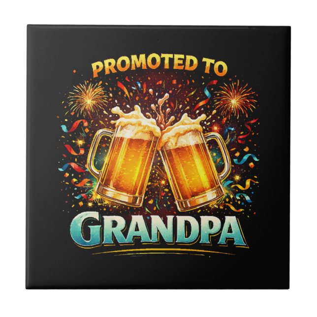 Promoted To Grandpa Future Tile (Front)