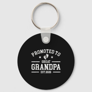 Promoted To Great Aunt Est 2026 New Great Aunt Fat Keychain