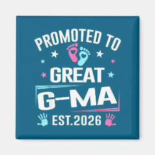Promoted To Great G-ma Est 2026 Pregnancy Announce Magnet