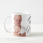 Promoted to Great Grandpa 2 Photo Collage  Coffee Mug<br><div class="desc">Promoted to Great Grandpa mug personalized with 2 photos and established year.
 Makes an unique gift for father's day , grandparents day and grandpa birthday.</div>