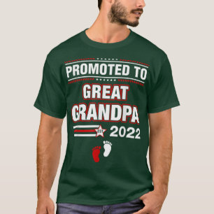 Promoted to Great Grandpa Est 2022 Men First Time T-Shirt