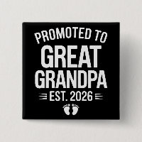 Promoted To Great Grandpa Est 2026 Pregnancy Baby