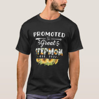 Promoted To Great Stepmom Est 2022 Floral First Ti