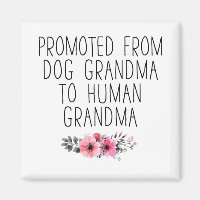 Promoted To Human Grandma From Dog Grandma Funny