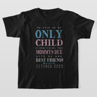 Promoted To Kids Only Child Expiring October 2023 T-Shirt