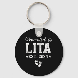 Promoted To Lita 2024 For Pregnancy Ba Keychain