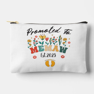 Promoted to Memaw est. 2025: A Special Year for a Accessory Pouch