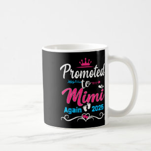 Promoted To Mimi Again 2025 Soon To Be Mom Pregnan Coffee Mug
