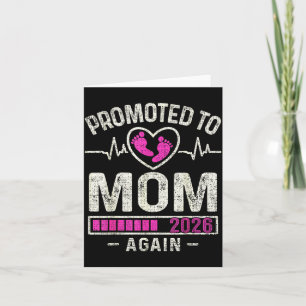 Promoted To Mom Again 2026 Expecting Baby Soon To  Card