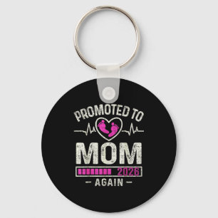 Promoted To Mom Again 2026 Expecting Baby Soon To  Keychain