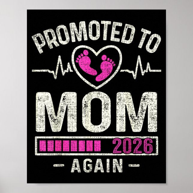 Promoted To Mom Again 2026 Expecting Baby Soon To  Poster (Front)