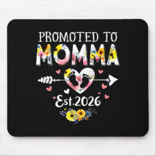 Promoted To Momma 2026 First Time New Grandma Preg Mouse Pad