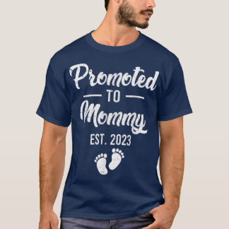 promoted to mommy 2023 tshirts, Levelled up to Mom T-Shirt