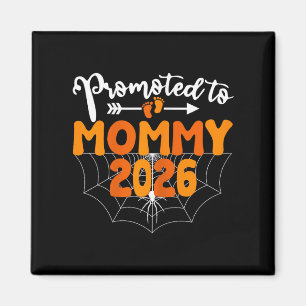 Promoted To Mommy 2026 Halloween Pregnancy Announc Magnet