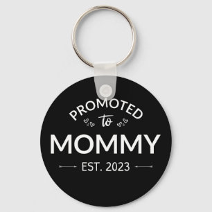 Promoted To Mommy Est. 2023 II Keychain