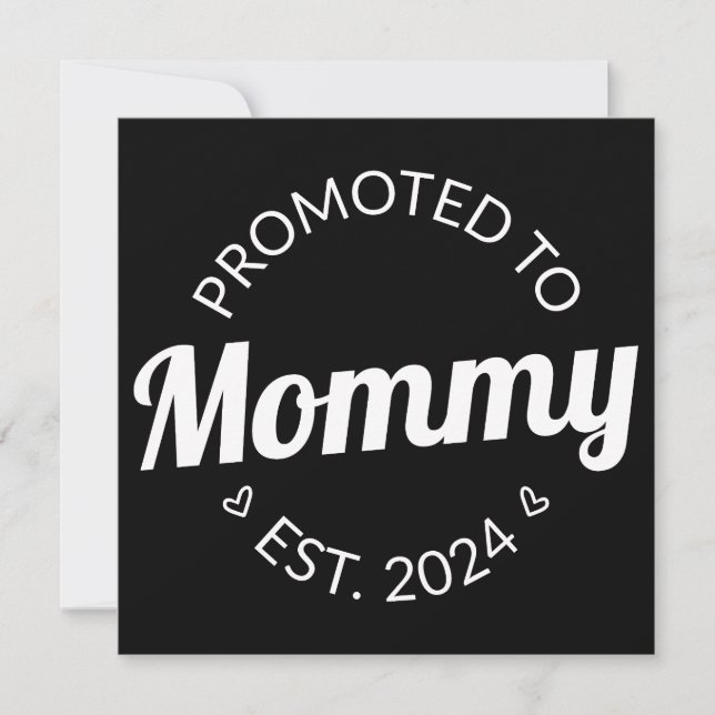 Promoted To Mommy Est. 2024 I Announcement (Front)