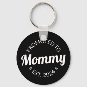 Promoted To Mommy Est. 2024 I Keychain