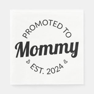 Promoted To Mommy Est. 2024 I Napkin