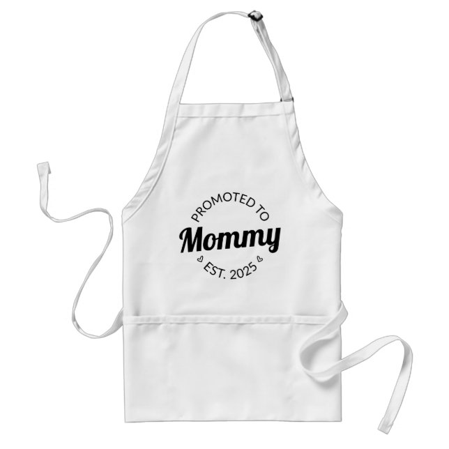 Promoted To Mommy Est. 2025 I Standard Apron (Front)